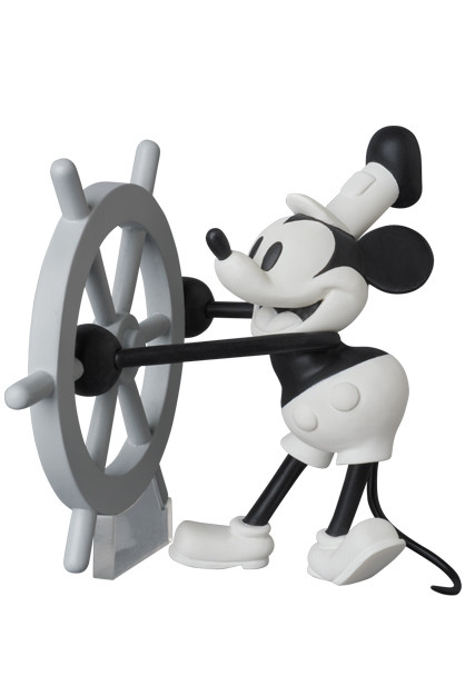 Mickey Mouse, Steamboat Willie, Medicom Toy, Pre-Painted, 4530956153506